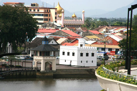 Blick auf Kuching
