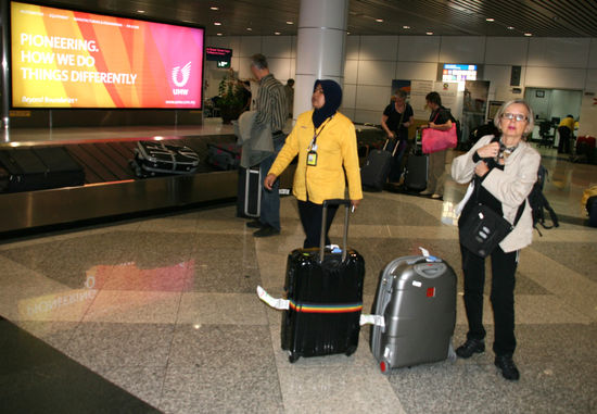 Ankunft in Kuala Lumpur