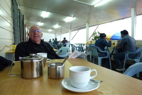 Teetime,und wir wissen jetzt,warum der Regenwald Regenwald heißt!!!