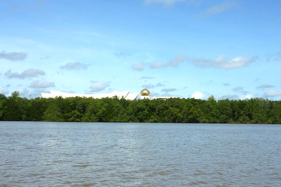 Blick auf den Sultanspalast