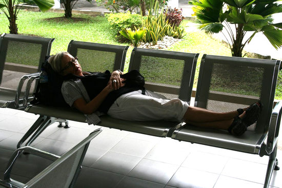 Warten auf die Fähre