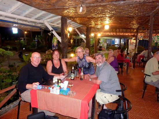 Treffen mit Doris und Manfred im Blue Ba You