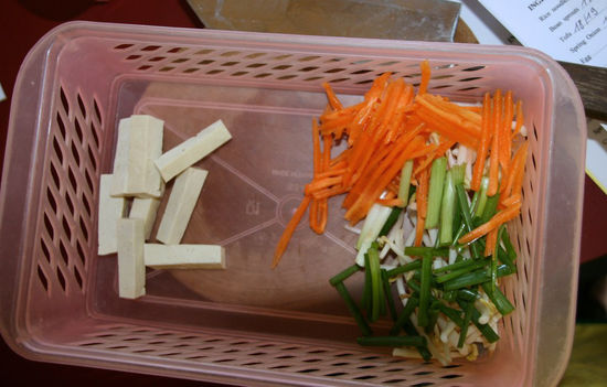 Zutaten für Pad Thai