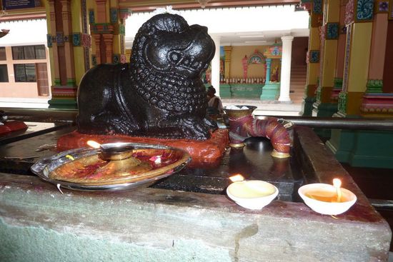 Kerzen im Hindutempel