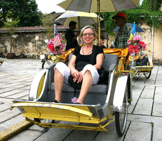 vor dem heftigen Regenguß