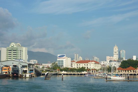 Blick zurück auf Georgetown