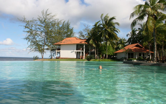 Schwimmen zur Melodie "Let it snow"