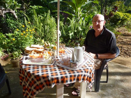 Frühstück im Freien
