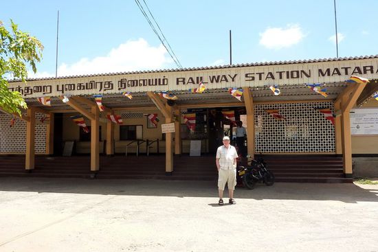 Peter von dem Bahnhof von Matara