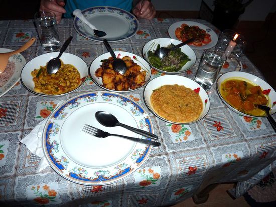 Curry mit Reis