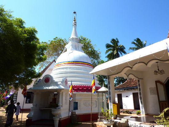 Unser Tempel in Mirissa