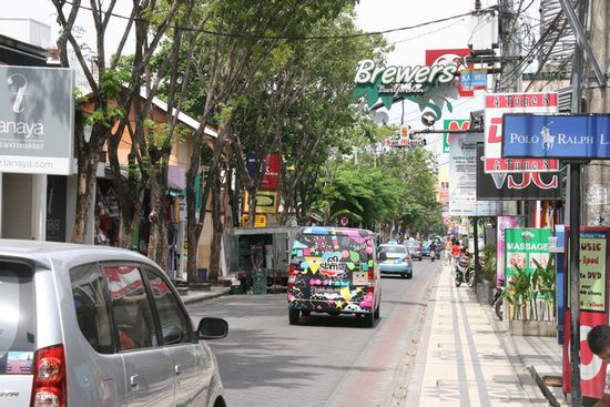 Straße in Kuta