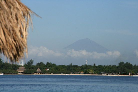 Blick auf Gili Terawagan