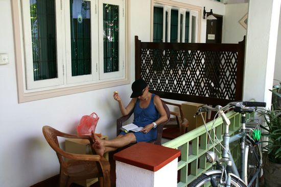 Unsere Bleibe in Negombo