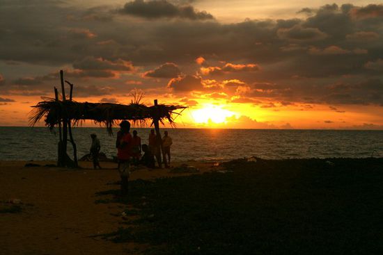 Sonnenuntergang in Negombo