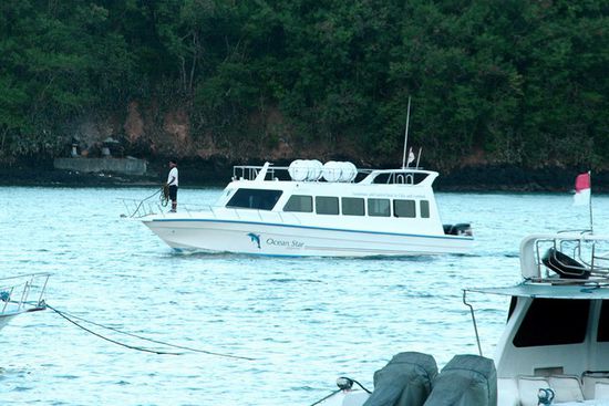 Auf diesem Boot soll sie kommen