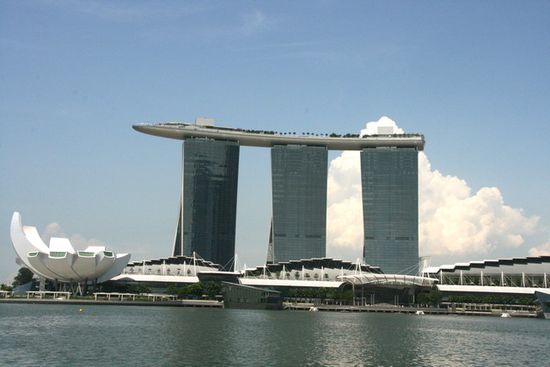 Marina Bay - mit Palmen on Top