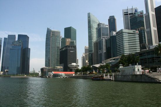 Skyline von Singapur