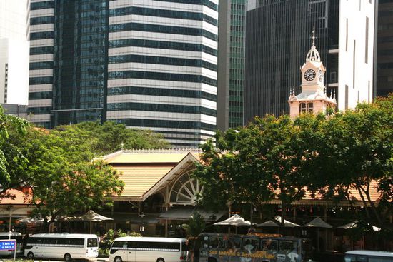 Frühere Fischhalle in Singapure