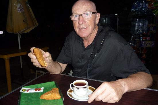 Tee und Samosas