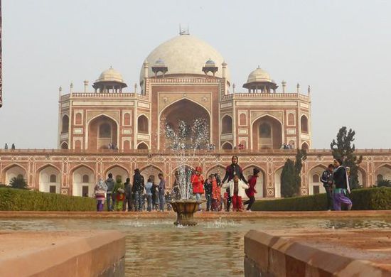 Humayun Mausoleum. Gebaut von seiner Witwe Hamida Banu Begum