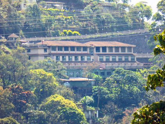 Unser Hotel ist in Sicht