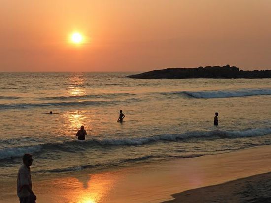 Sonnenuntergang in Kovalam