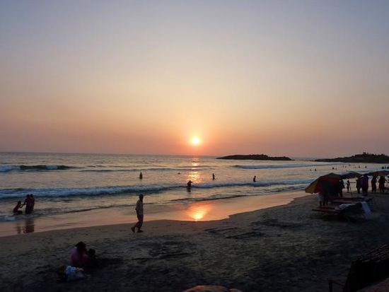 Sonnenuntergang in Kovalam