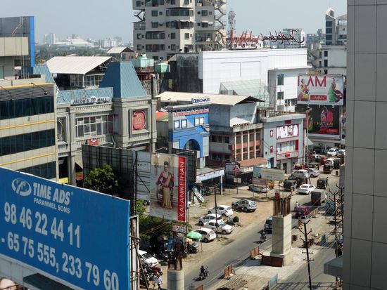 Blick in die MG Road