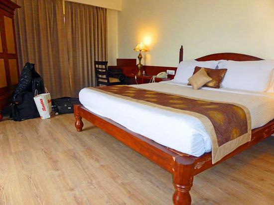 Unser Nachtlager im Hotel Utkarsh Villas in Agra