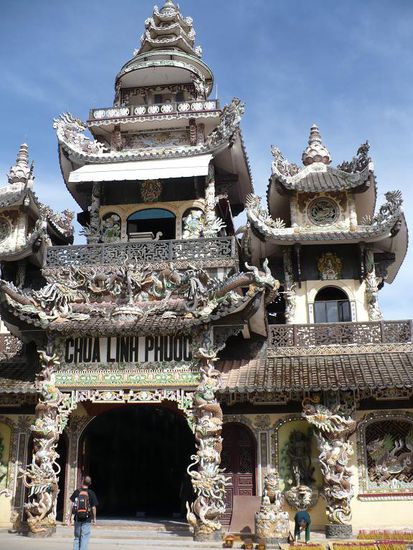 Linh Phuoc Pagode und der Meier