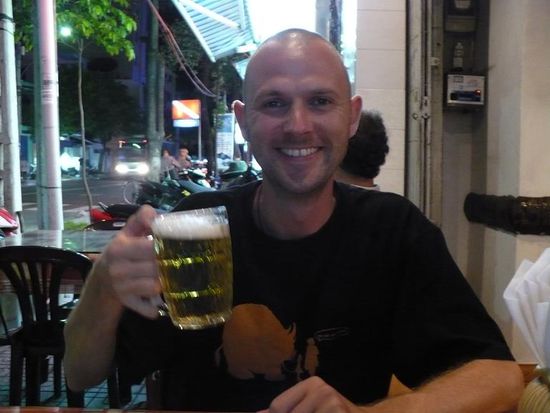 ... am Abend ging sogar schon wieder ein Bierchen! 