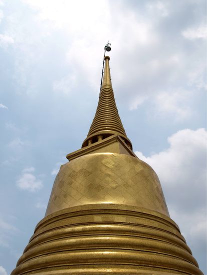 Die goldene Stupa auf dem Golden Mount