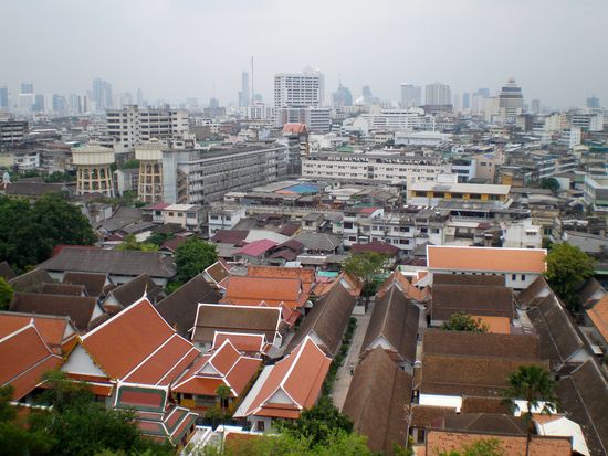 Ausblick ueber Bangkok
