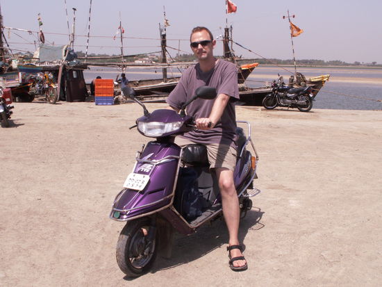 Erst macht er einen auf "Easy Rider"...