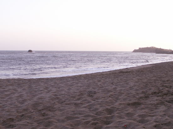 Unser Strand am Abend
