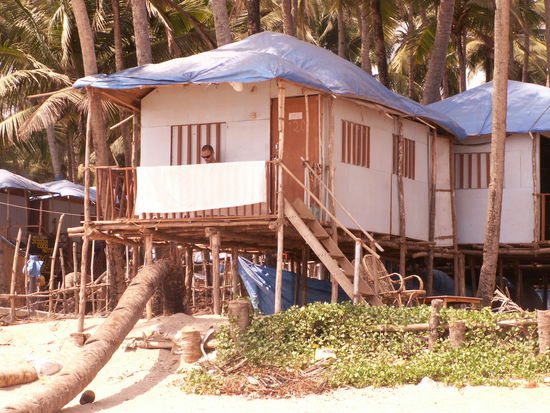 Und unser bescheidenes Huettchen