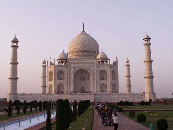 Sonnenuntergang am Taj Mahal