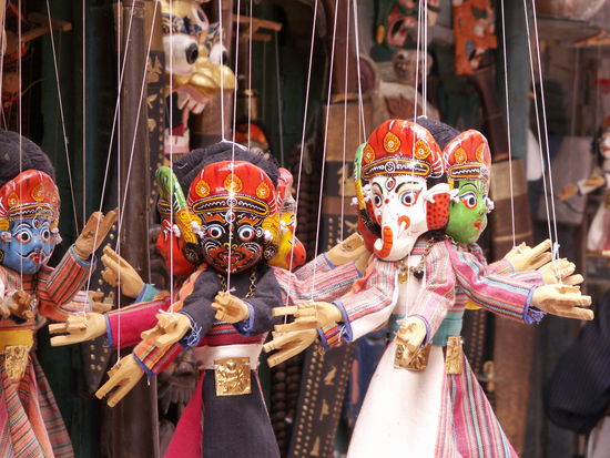 Marionetten mit 4 Seiten