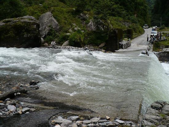 Da mussten wir durch, es half alles nix! 