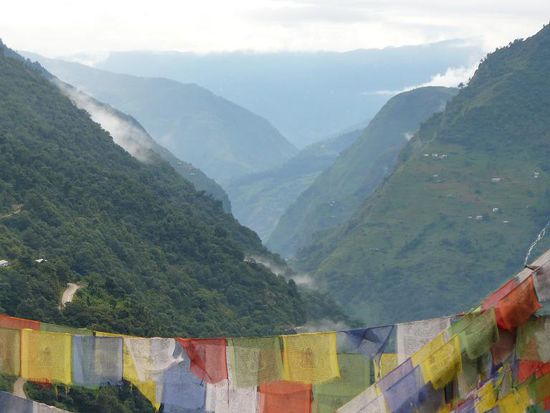 Ach, und hier mal ein Blick von Nyallam aus... das war auch schon das einzig schoene!