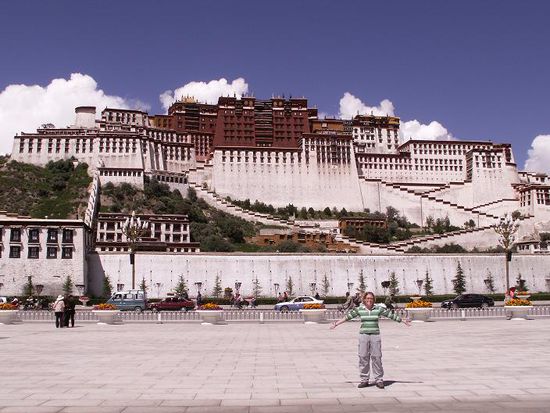 Ich und der Potala Palast 