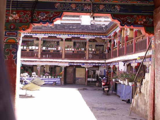 Ein Hinterhof auf der Walkingtour