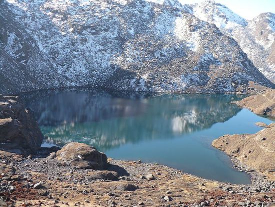 Einer der Gosainkund-Seen