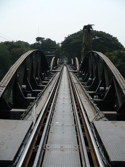 Man darf sogar ueber die Bruecke laufen