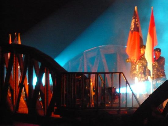 Der Begin der Sound-und Lightshow