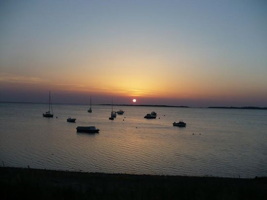 Sonnenuntergang bei Wedemeier (so hiess der Zeltplatz... irgendwo bei Pepelow)