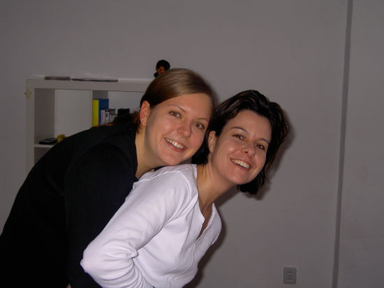 Die Deutsch-Schweizer Combo: Sylvia links und Tatjana rechts