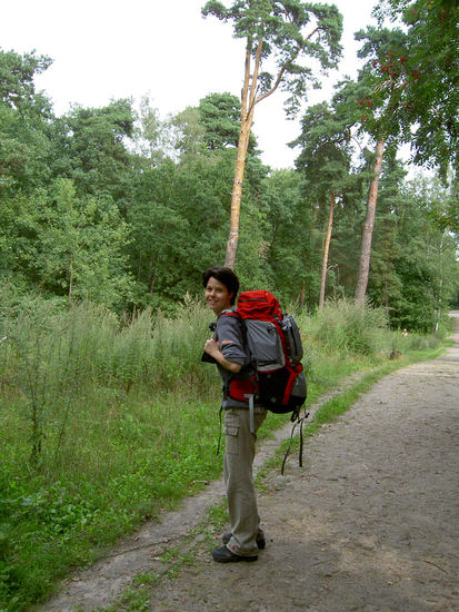 Erste Trekkingversuche im Grunewald