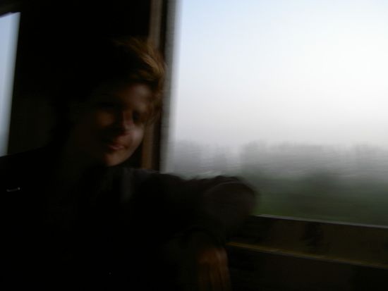 ACHTUNG: es windet! Bahnfahren ohne geschlossene Fenster und Türen